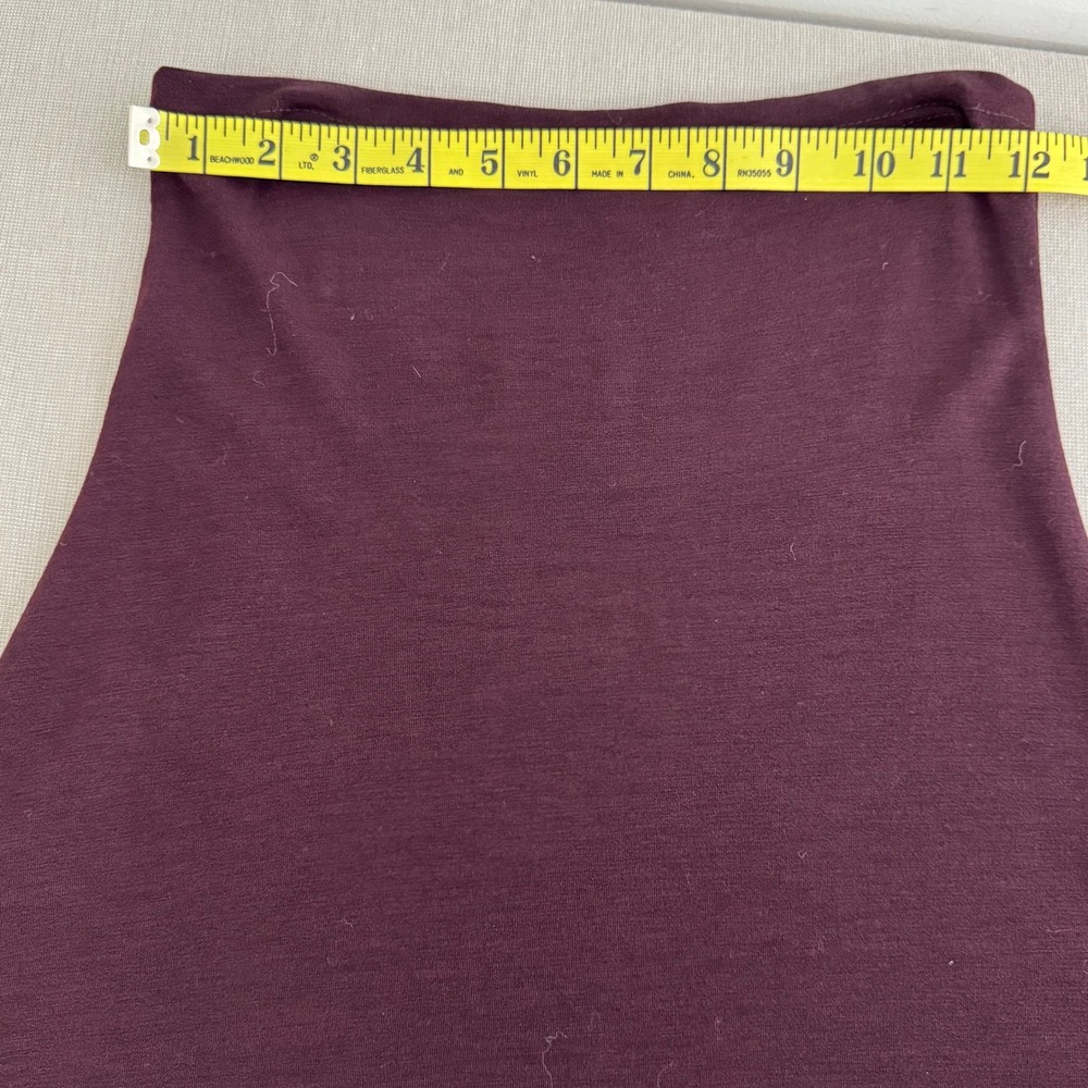 Lilith Wool Blend‎ Maxi Skirt wine color Size Small - Picture 8 of 11